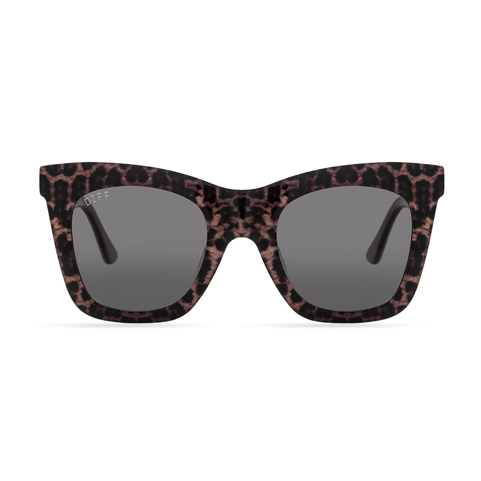 KAIA - LEOPARD TORTOISE + GREY SUNGLASSES sold by Diff Eyewear