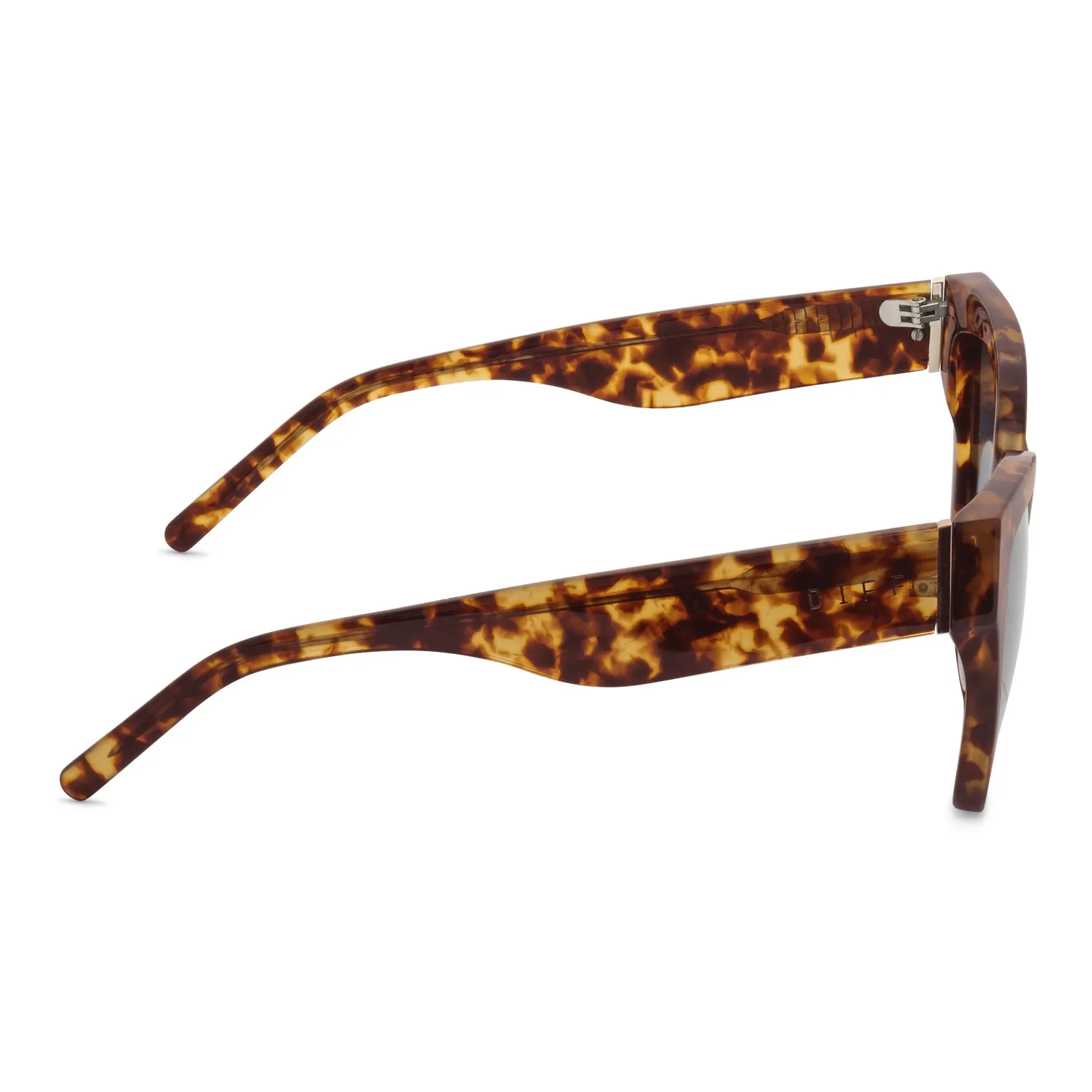 MELINA - AMBER TORTOISE + STEEL GRADIENT SUNGLASSES sold by Diff Eyewear product image thumbnail 3