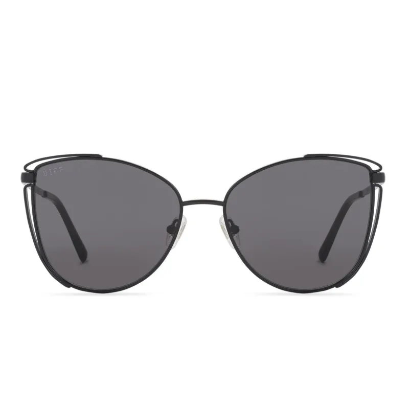 SIENNA - BLACK + GREY SUNGLASSES sold by Diff Eyewear