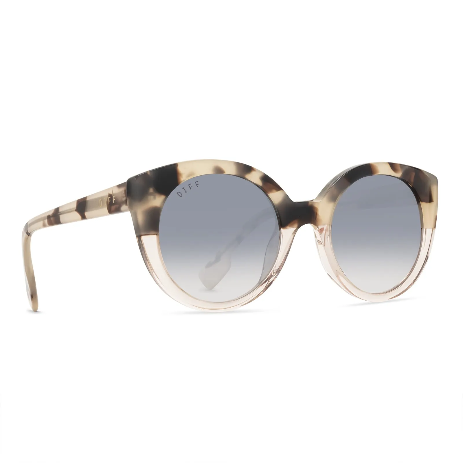 EMMY - CREAM TORTOISE / SANDSTONE + GREY GRADIENT SUNGLASSES sold by Diff Eyewear product image thumbnail 2