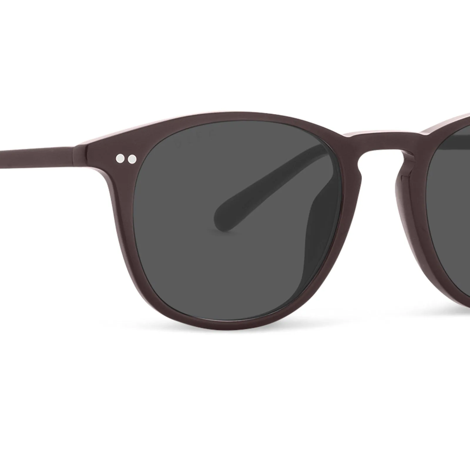 JAXSON - CLARET + GREY + POLARIZED SUNGLASSES sold by Diff Eyewear product image thumbnail 4