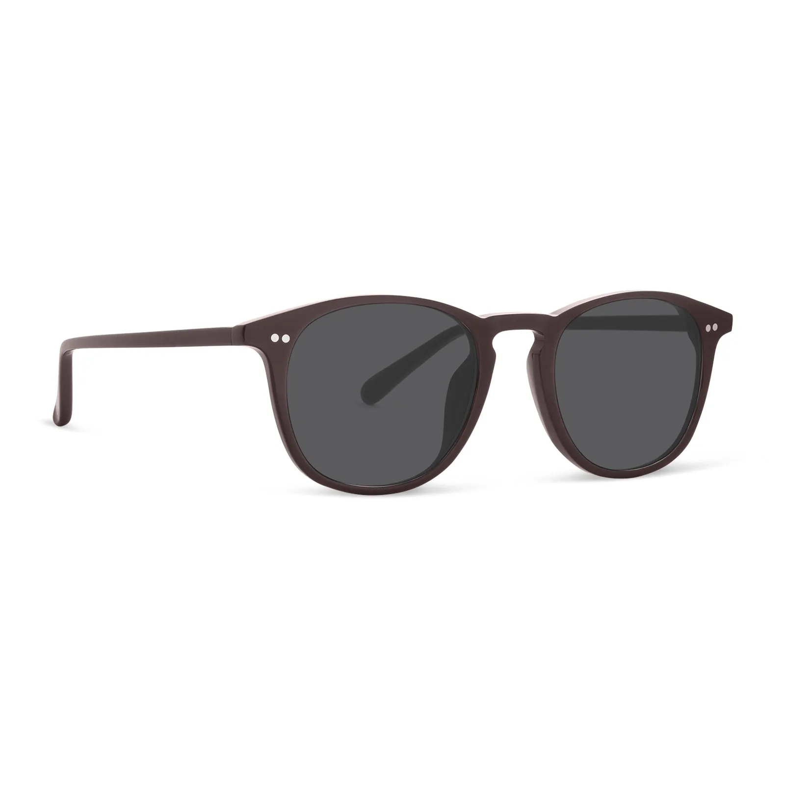 JAXSON - CLARET + GREY + POLARIZED SUNGLASSES sold by Diff Eyewear product image thumbnail 2