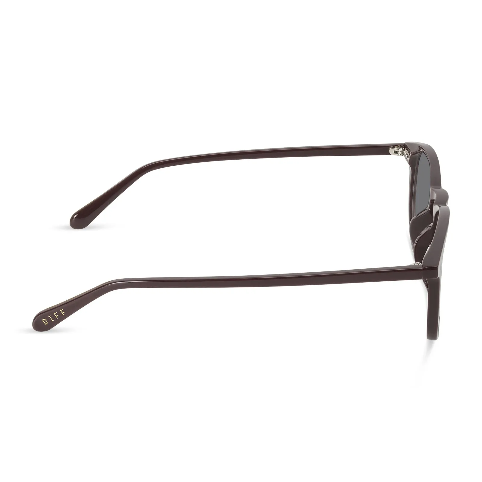 JAXSON - CLARET + GREY + POLARIZED SUNGLASSES sold by Diff Eyewear product image thumbnail 3