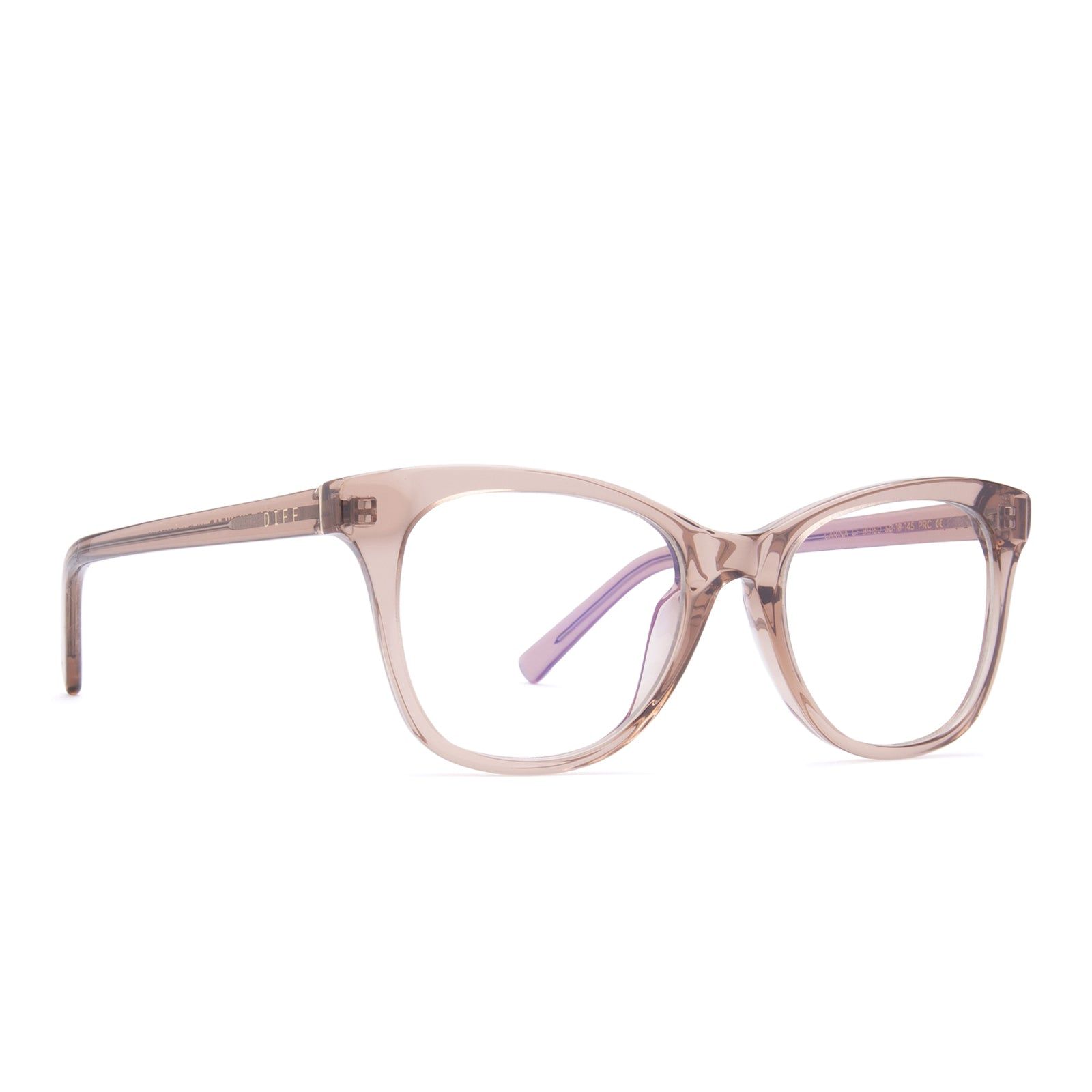 CARINA - CAFÉ OLE + CLEAR GLASSES sold by Diff Eyewear product image thumbnail 2
