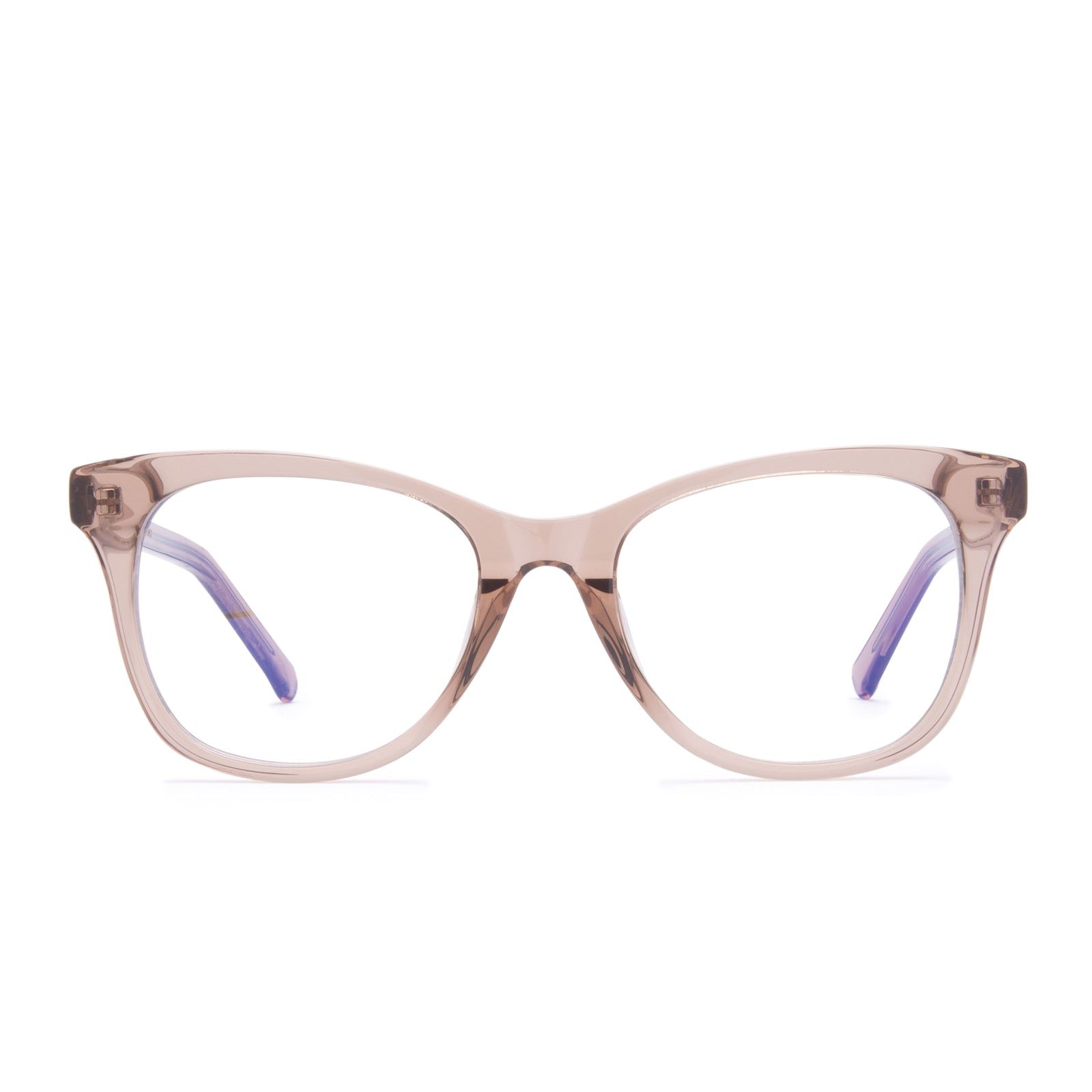 CARINA - CAFÉ OLE + CLEAR GLASSES sold by Diff Eyewear
