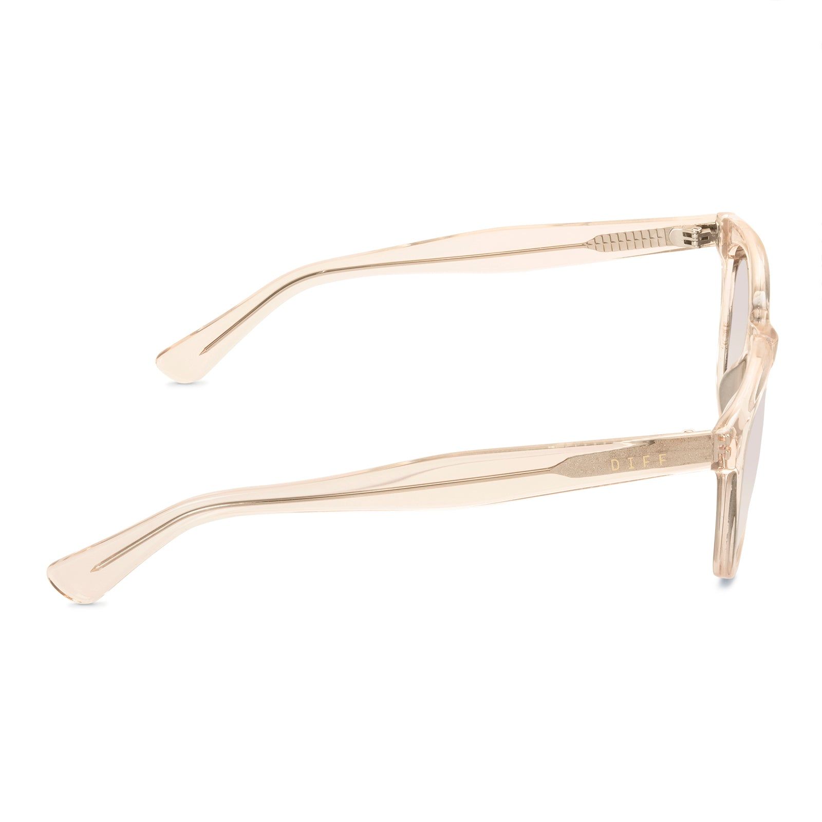 COLTON - SANDSTONE CRYSTAL + BEIGE MIRROR + POLARIZED SUNGLASSES sold by Diff Eyewear product image thumbnail 4