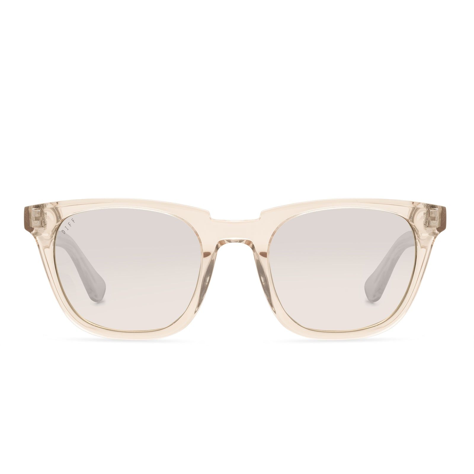 COLTON - SANDSTONE CRYSTAL + BEIGE MIRROR + POLARIZED SUNGLASSES sold by Diff Eyewear