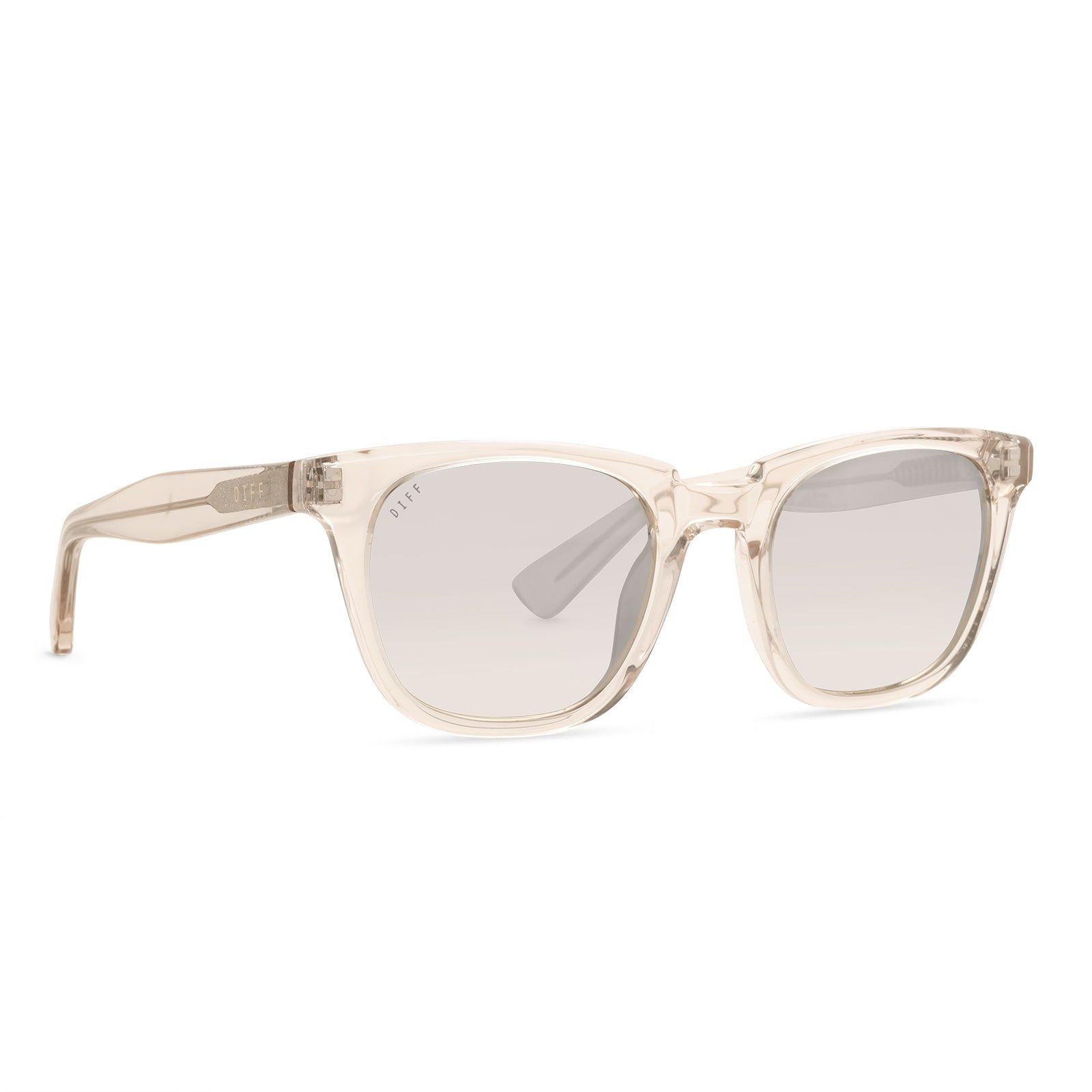 COLTON - SANDSTONE CRYSTAL + BEIGE MIRROR + POLARIZED SUNGLASSES sold by Diff Eyewear product image thumbnail 2