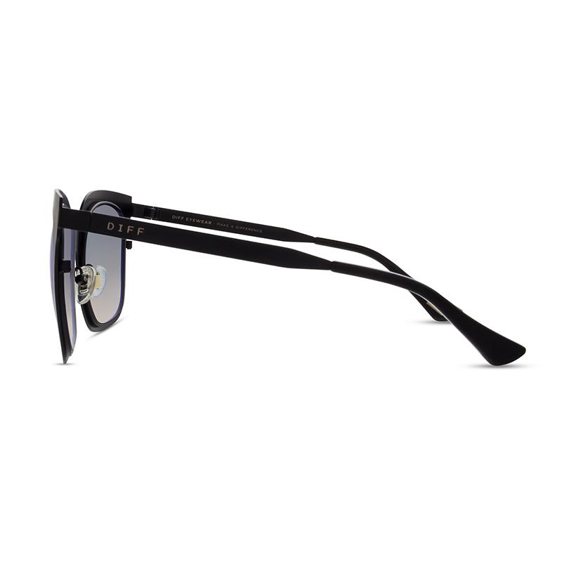 ELLA - BLACK + ICE BLUE SUNGLASSES sold by Diff Eyewear product image thumbnail 4
