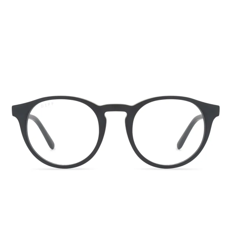 SAWYER - MATTE BLACK + BLUE LIGHT TECHNOLOGY GLASSES sold by Diff Eyewear