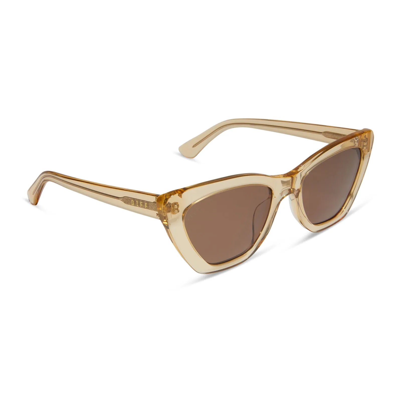 CAMILA - HONEY CRYSTAL + BROWN SUNGLASSES sold by Diff Eyewear product image thumbnail 2