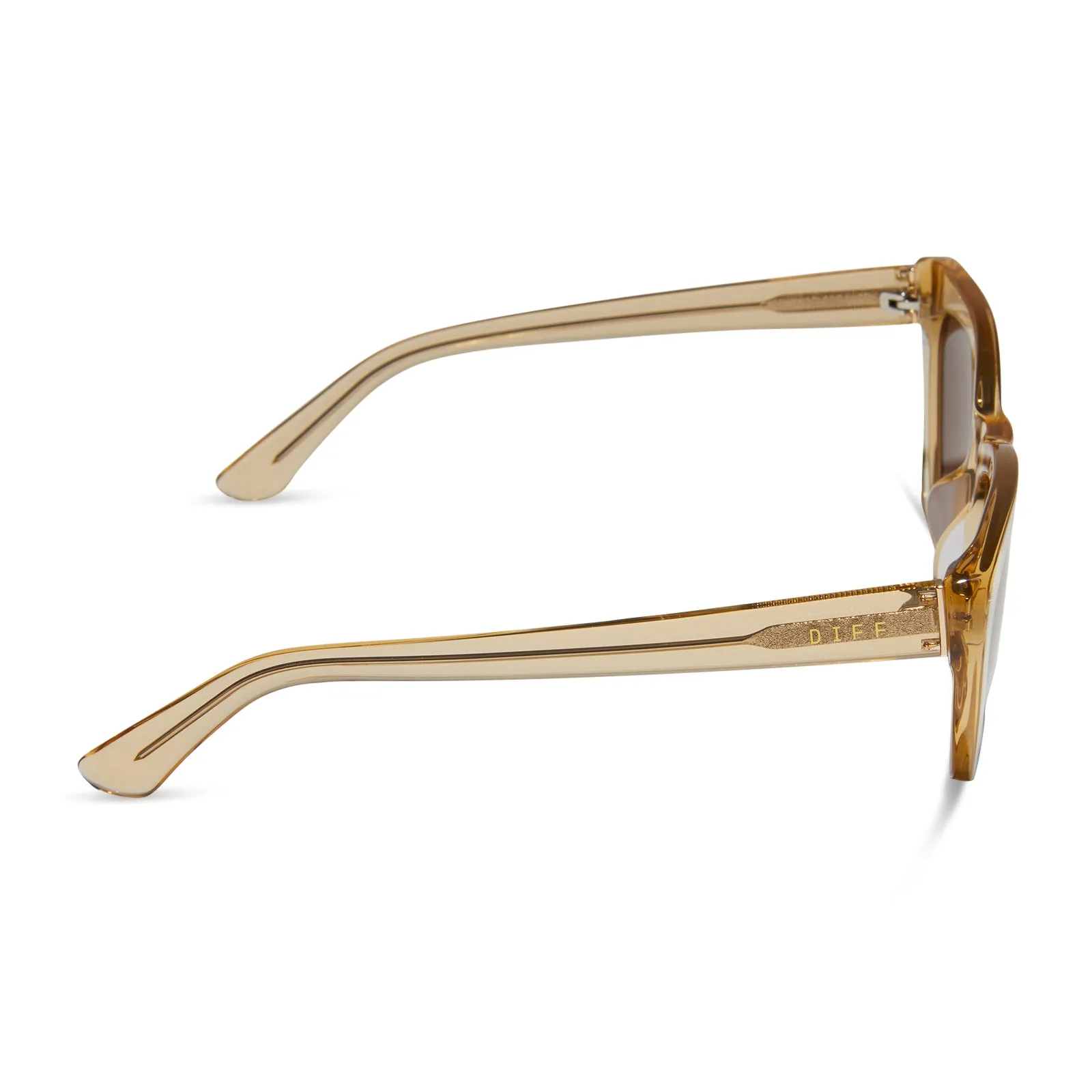 CAMILA - HONEY CRYSTAL + BROWN SUNGLASSES sold by Diff Eyewear product image thumbnail 3