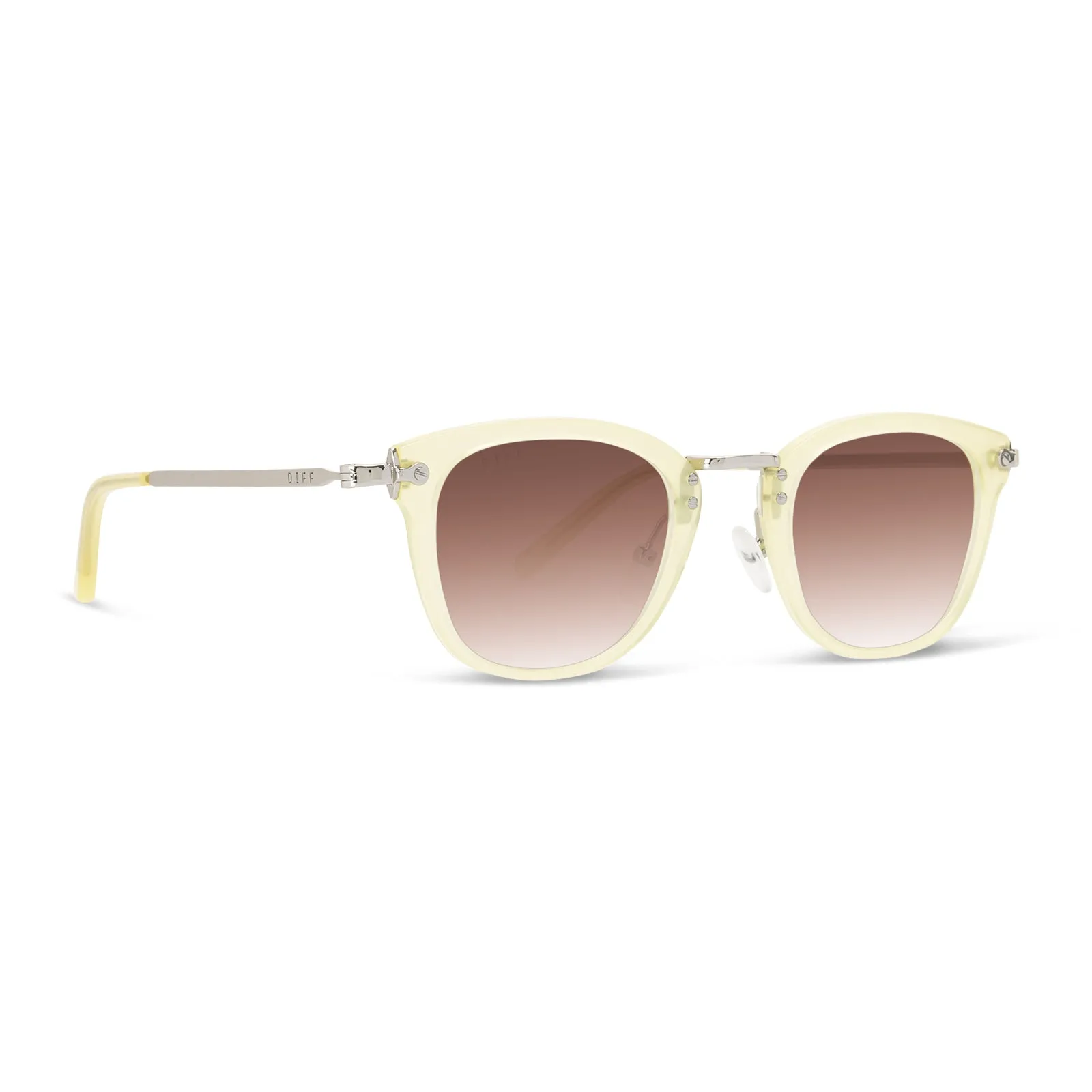 RUE - BUTTERCREAM + BROWN GRADIENT SUNGLASSES sold by Diff Eyewear product image thumbnail 2