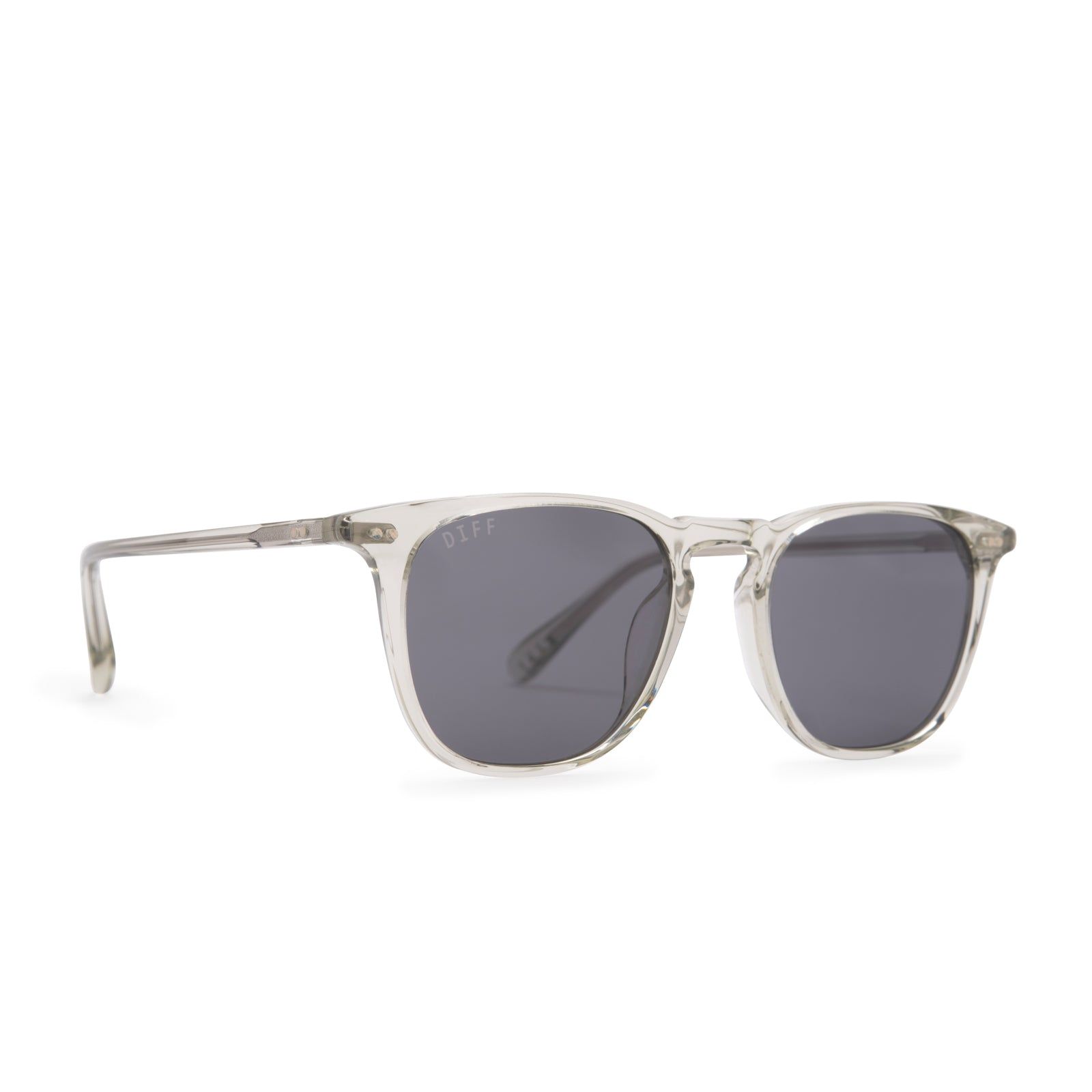 MAXWELL - OLIVE CRYSTAL + GREY POLARIZED SUNGLASSES sold by Diff Eyewear product image thumbnail 2