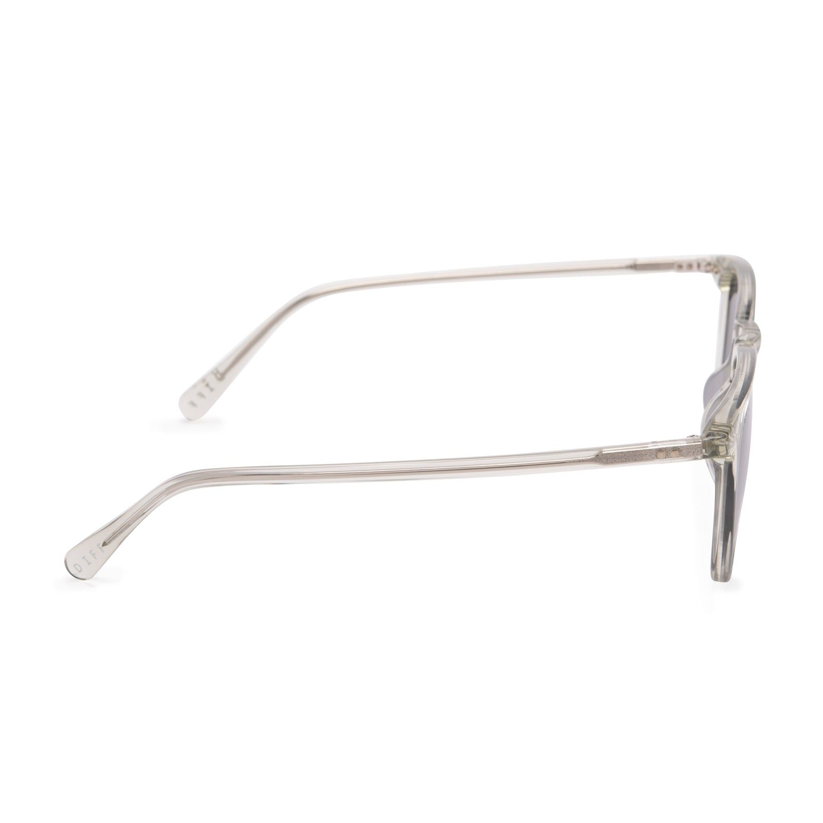 MAXWELL - OLIVE CRYSTAL + GREY POLARIZED SUNGLASSES sold by Diff Eyewear product image thumbnail 4