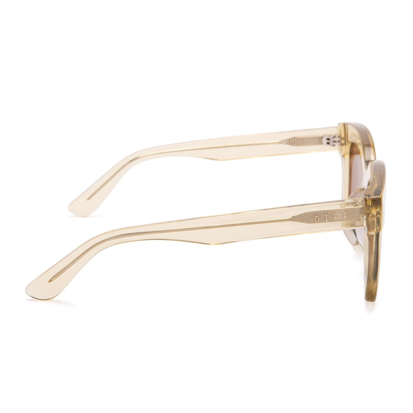LIL CARSON - LIGHT GOLD CRYSTAL + GOLD MIRROR SUNGLASSES sold by Diff Eyewear product image thumbnail 3