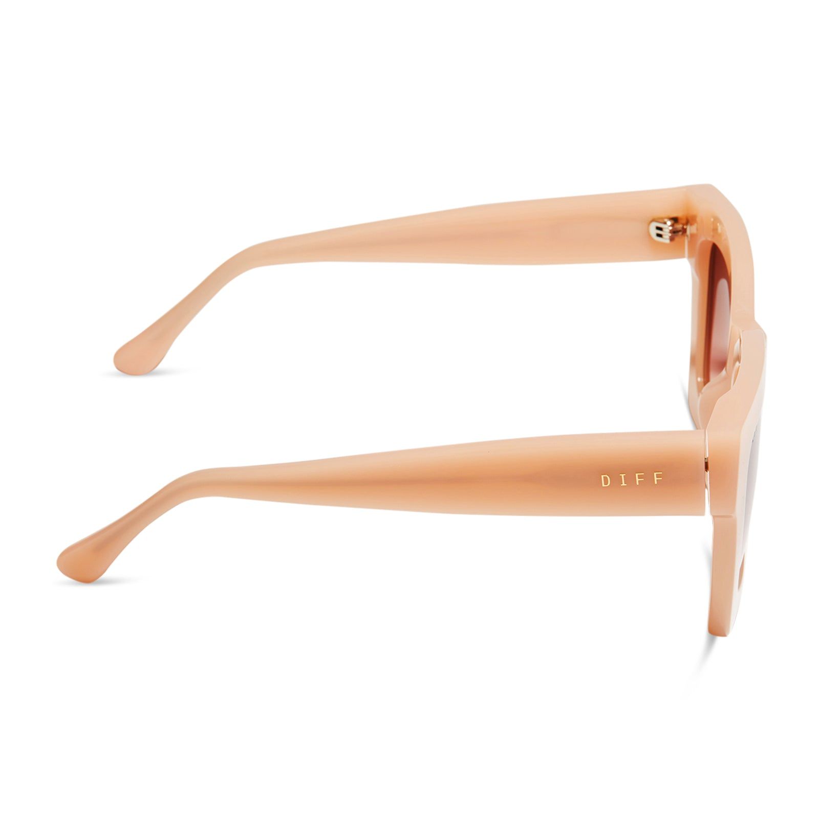 DANI - FADED CITRUS + DUSK GRADIENT SUNGLASSES sold by Diff Eyewear product image thumbnail 3