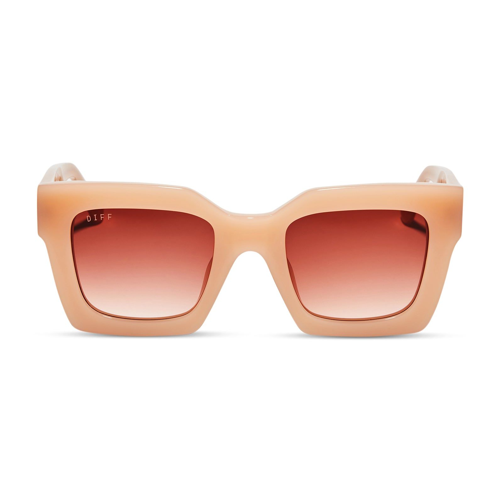 DANI - FADED CITRUS + DUSK GRADIENT SUNGLASSES sold by Diff Eyewear