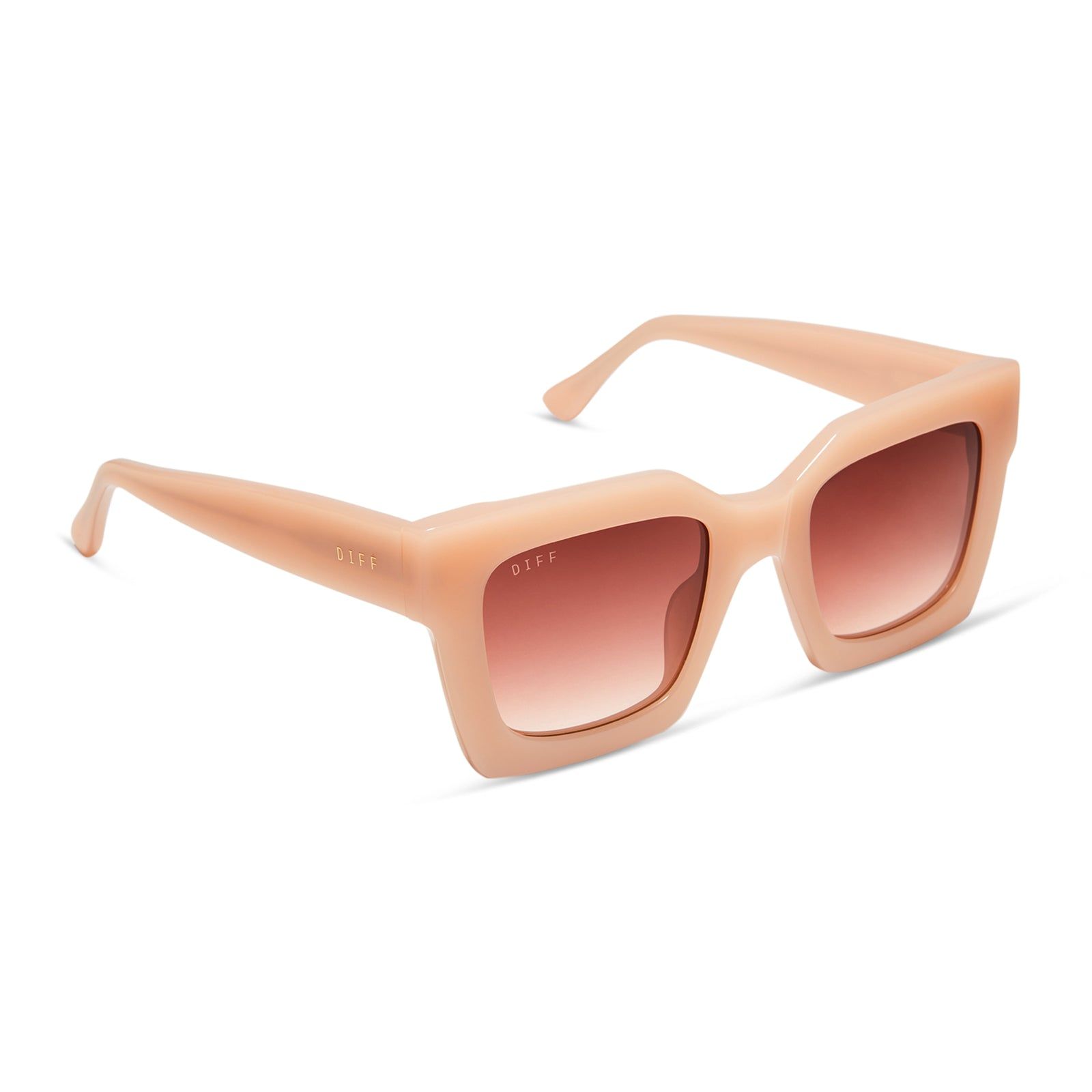 DANI - FADED CITRUS + DUSK GRADIENT SUNGLASSES sold by Diff Eyewear product image thumbnail 2