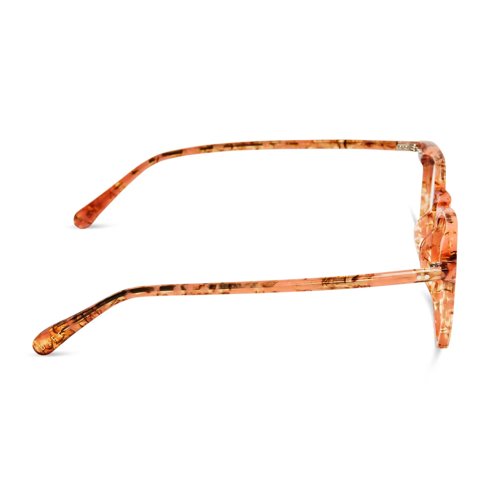 MAXWELL - BEIGE CORAL TORTOISE + GLASSES sold by Diff Eyewear product image thumbnail 3