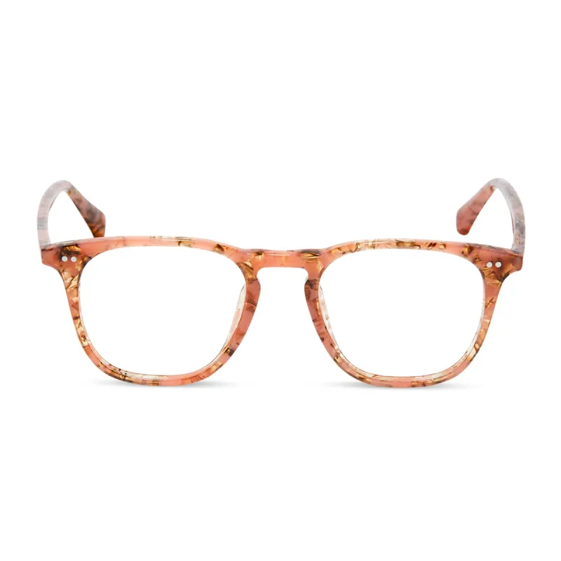 MAXWELL - BEIGE CORAL TORTOISE + PRESCRIPTION GLASSES sold by Diff Eyewear