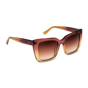 LIZZY - CLAYTON + BROWN GRADIENT SUNGLASSES sold by Diff Eyewear