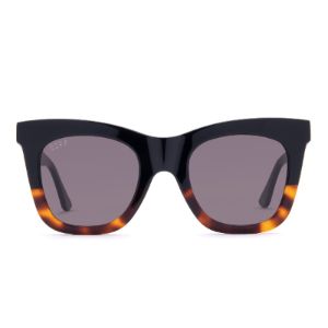KAIA - BLACK TORTOISE + GREY POLARIZED SUNGLASSES sold by Diff Eyewear