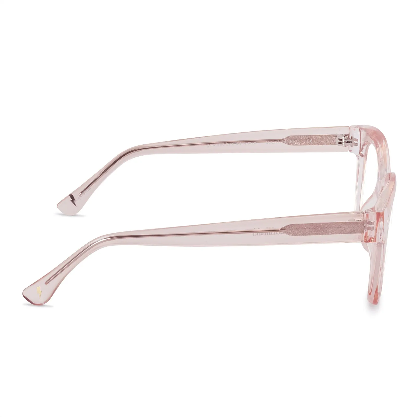 WOMEN'S HEALTH INSPIRATION - LIGHT PINK CRYSTAL + BLUE LIGHT TECHNOLOGY sold by Diff Eyewear product image thumbnail 4