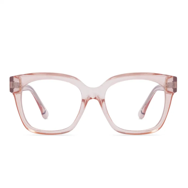 WOMEN'S HEALTH INSPIRATION - LIGHT PINK CRYSTAL + BLUE LIGHT TECHNOLOGY sold by Diff Eyewear