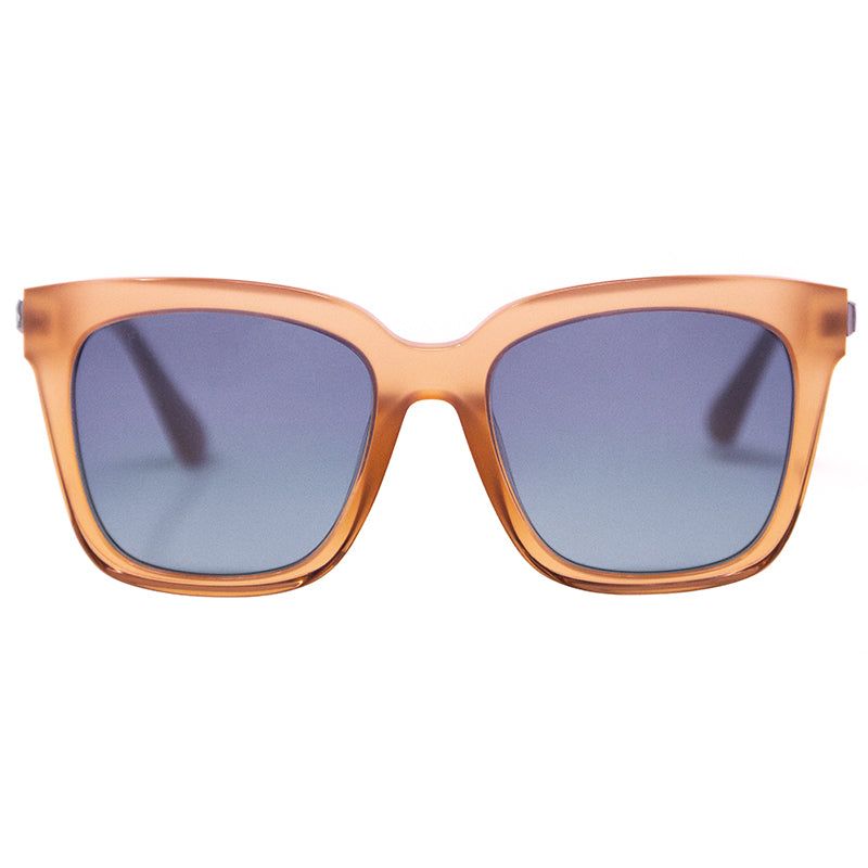 BELLA - CORAL + BLUE GREEN GRADIENT + POLARIZED SUNGLASSES sold by Diff Eyewear