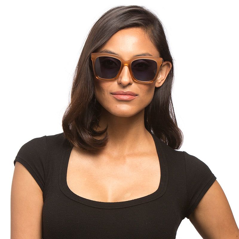 BELLA - CORAL + BLUE GREEN GRADIENT + POLARIZED SUNGLASSES sold by Diff Eyewear product image thumbnail 6