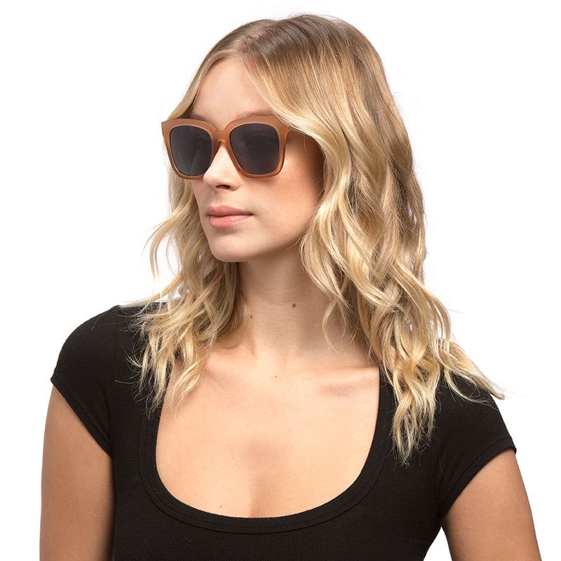 BELLA - CORAL + BLUE GREEN GRADIENT + POLARIZED SUNGLASSES sold by Diff Eyewear product image thumbnail 5