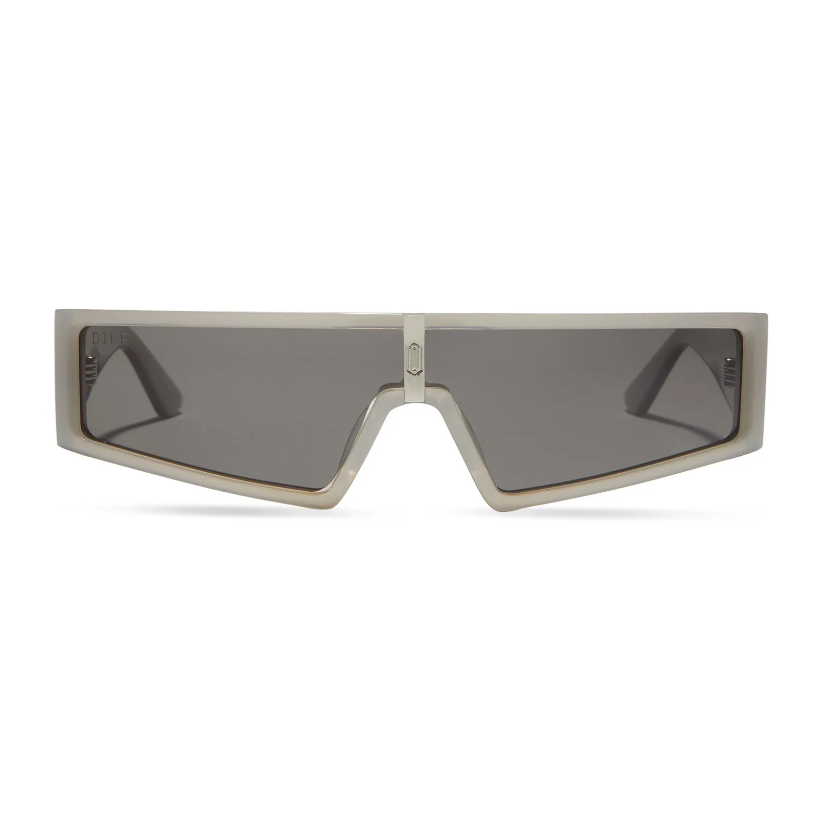 THE MANDALORIAN™️ VISOR - BESKAR™️ SILVER + GALACTIC GREY SUNGLASSES sold by Diff Eyewear