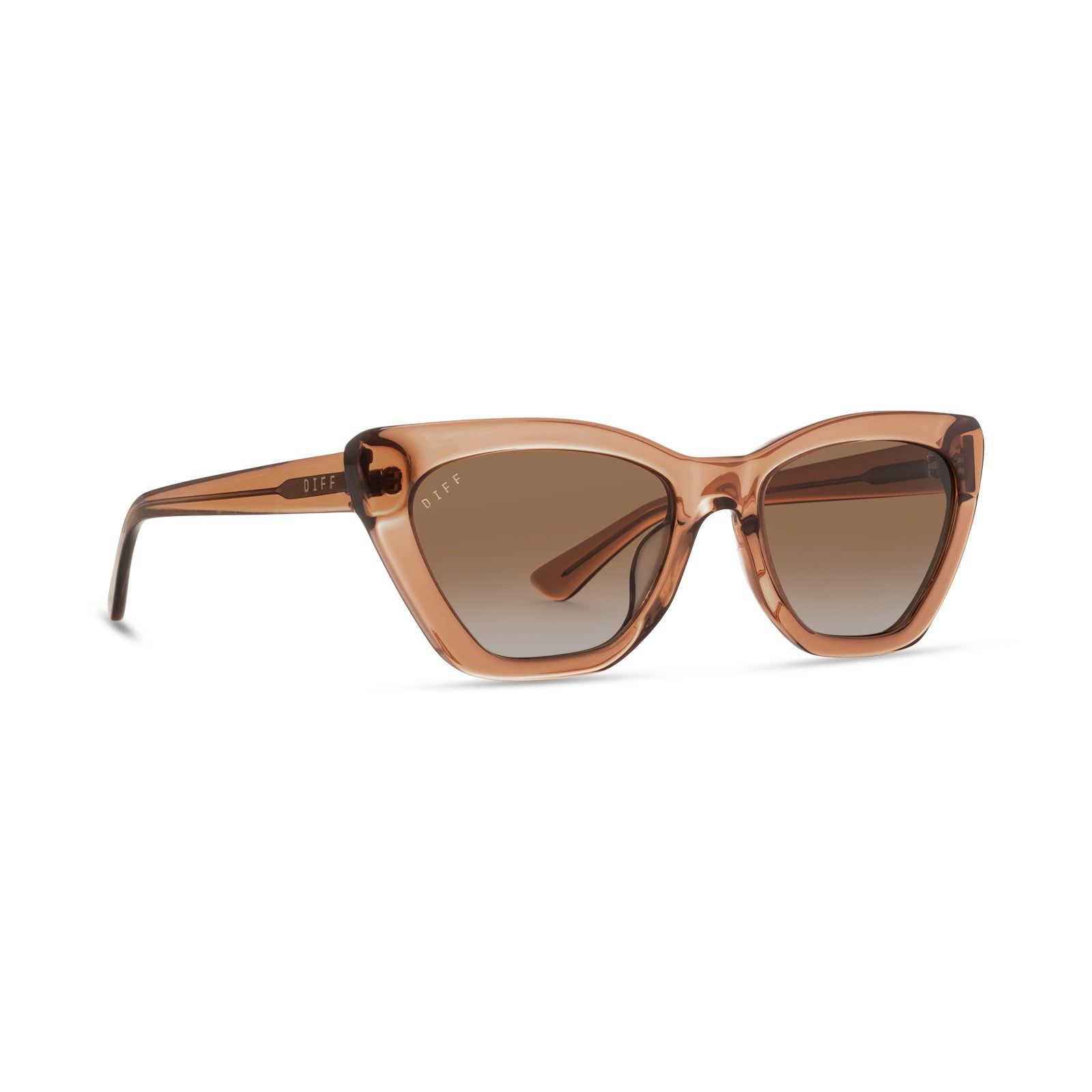 CAMILA - DUNES CRYSTAL + BROWN GRADIENT SUNGLASSES sold by Diff Eyewear product image thumbnail 2