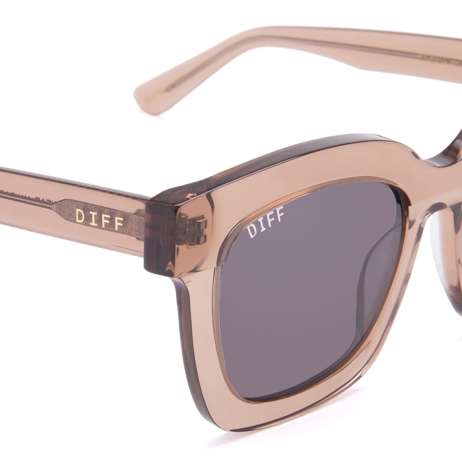 CARSON - CAFÉ OLE + GREY + POLARIZED SUNGLASSES sold by Diff Eyewear product image thumbnail 3