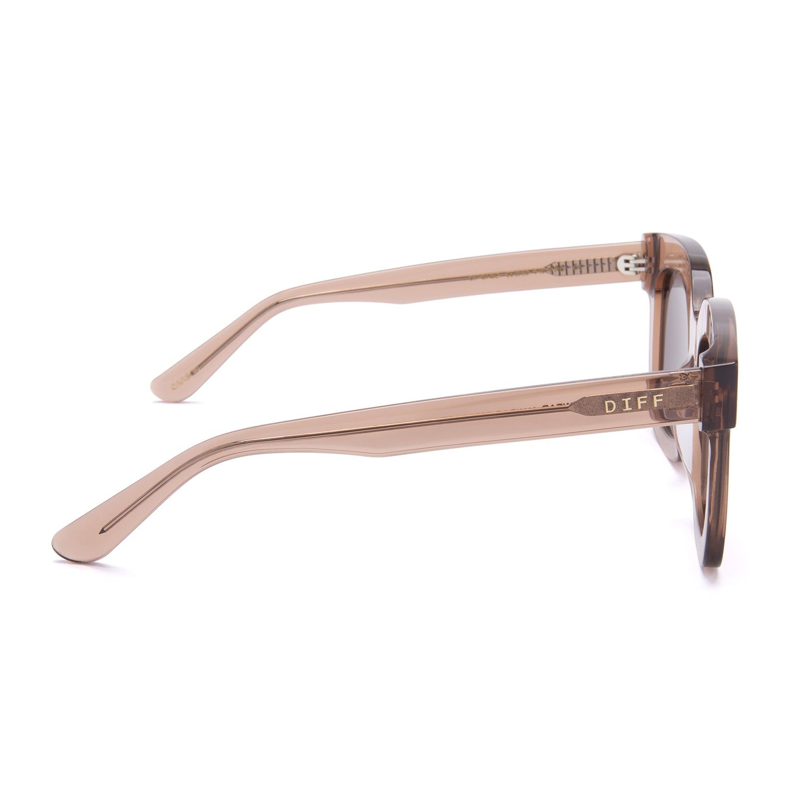 CARSON - CAFÉ OLE + GREY + POLARIZED SUNGLASSES sold by Diff Eyewear product image thumbnail 4