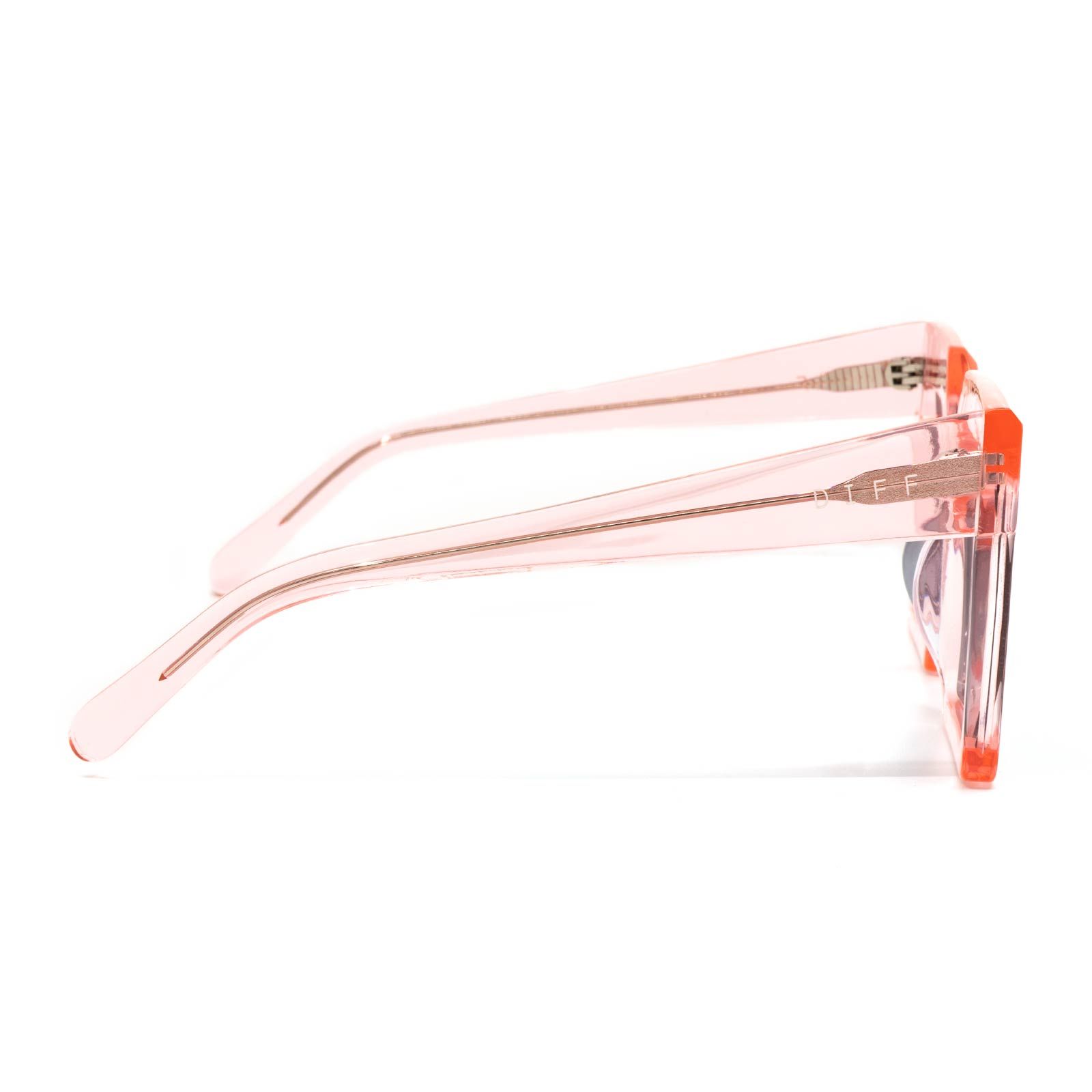 ZIGGY - ROSE CRYSTAL + GREY GRADIENT SUNGLASSES sold by Diff Eyewear product image thumbnail 3