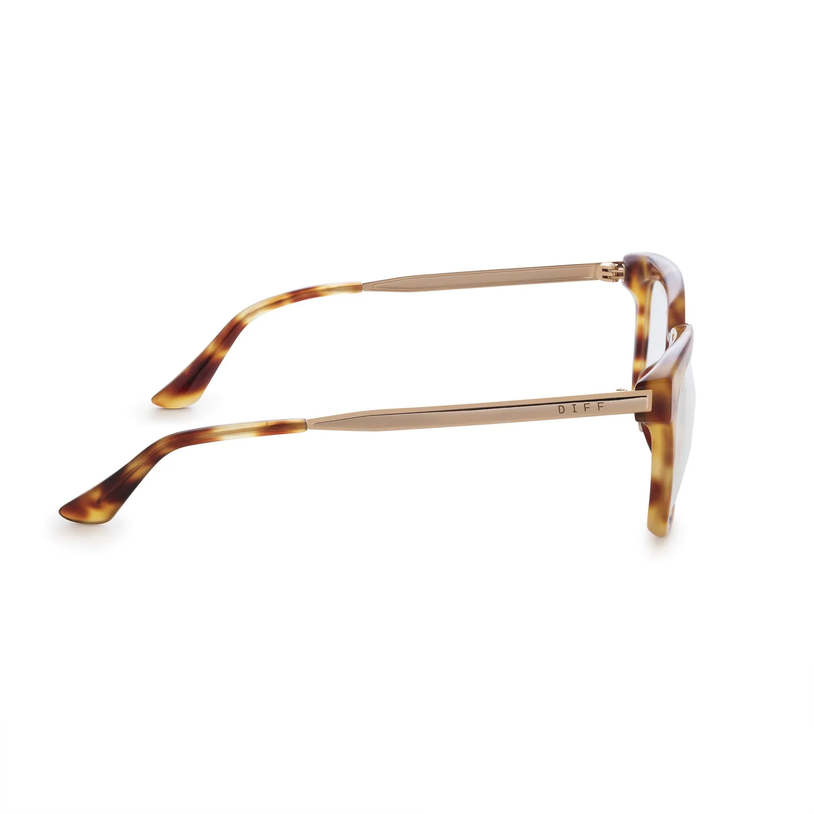 BELLA - SOLSTICE TORTOISE + PRESCRIPTION GLASSES sold by Diff Eyewear product image thumbnail 4