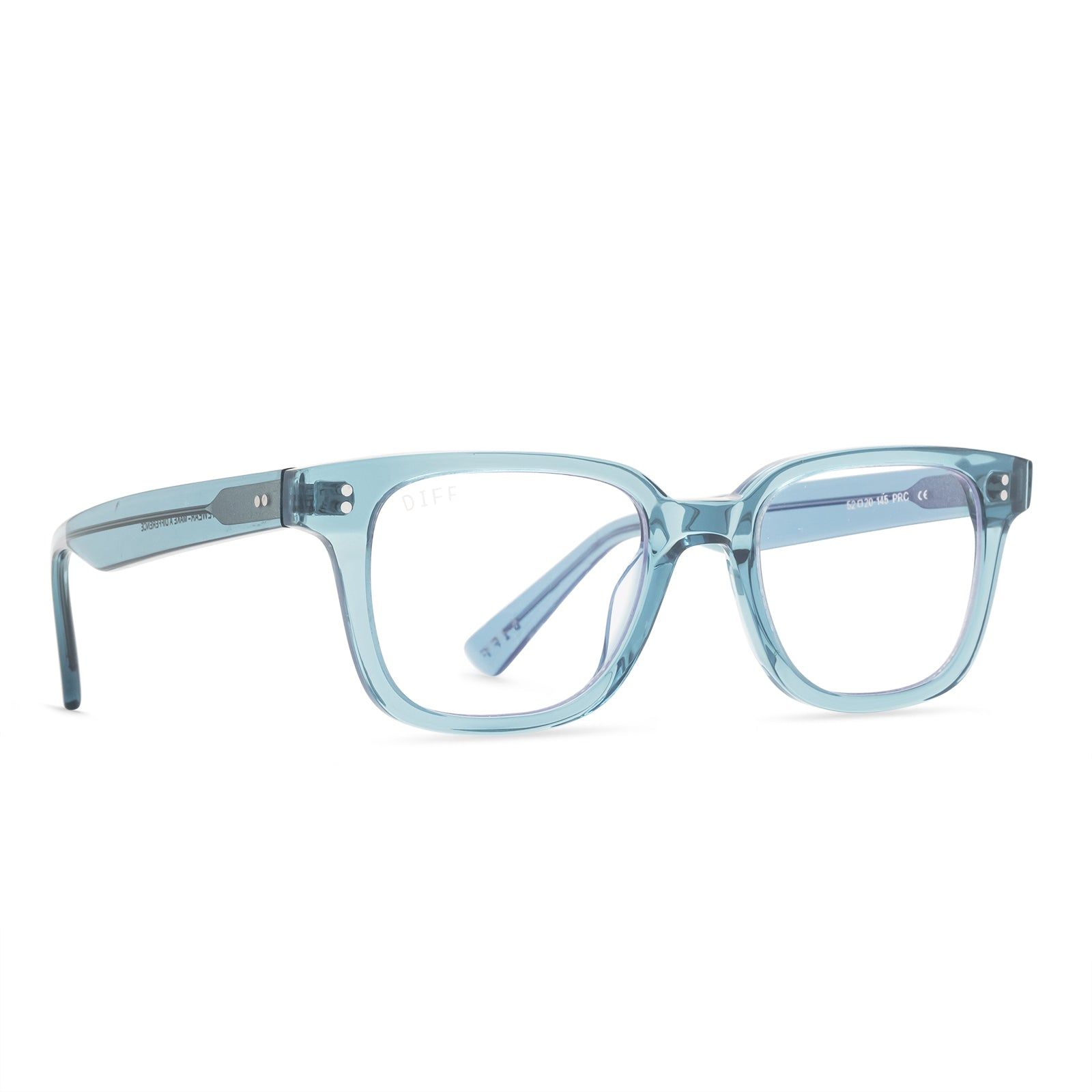 PAXTON - TEAL HAZE + BLUE LIGHT TECHNOLOGY GLASSES sold by Diff Eyewear product image thumbnail 2