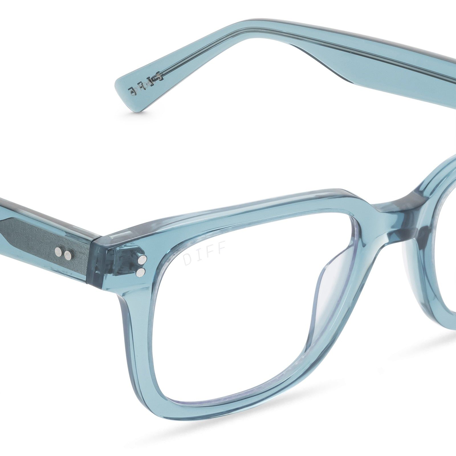 PAXTON - TEAL HAZE + BLUE LIGHT TECHNOLOGY GLASSES sold by Diff Eyewear product image thumbnail 3