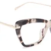 MILA - CREAM TORTOISE + PRESCRIPTION GLASSES sold by Diff Eyewear