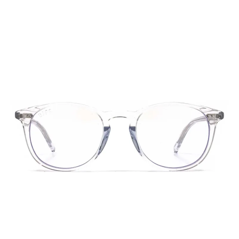 JAXSON - CLEAR CRYSTAL + CLEAR GLASSES sold by Diff Eyewear