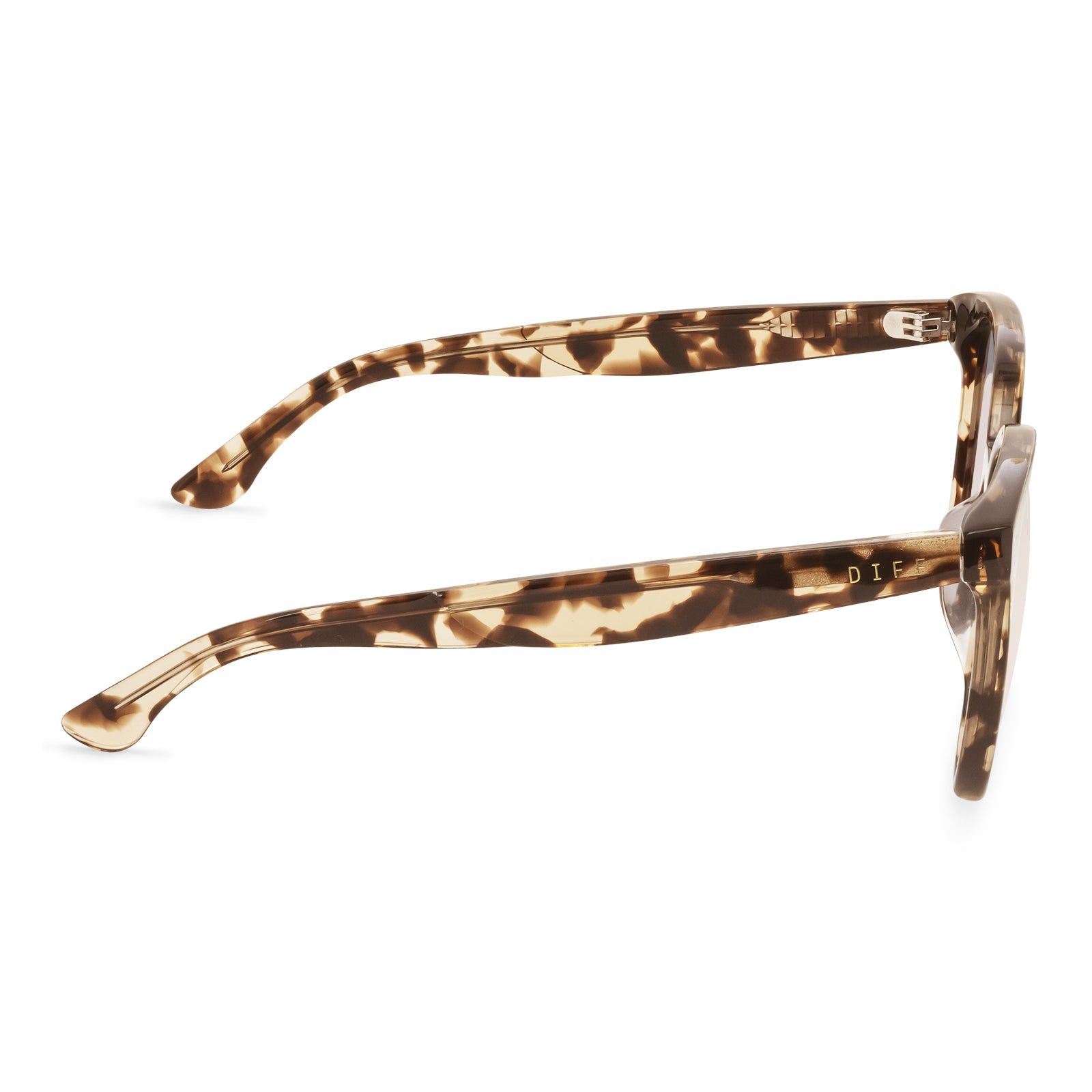 COSMO - ESPRESSO TORTOISE + BEIGE MIRROR SUNGLASSES sold by Diff Eyewear product image thumbnail 3