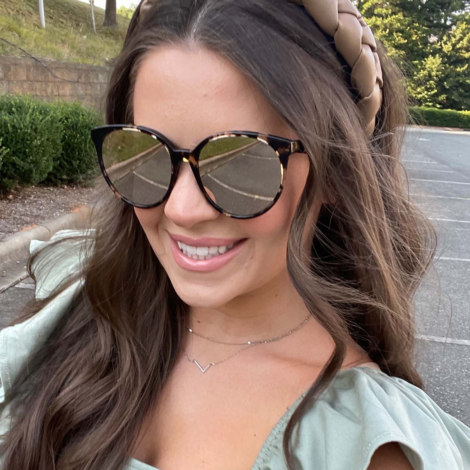 COSMO - ESPRESSO TORTOISE + BEIGE MIRROR SUNGLASSES sold by Diff Eyewear product image thumbnail 5