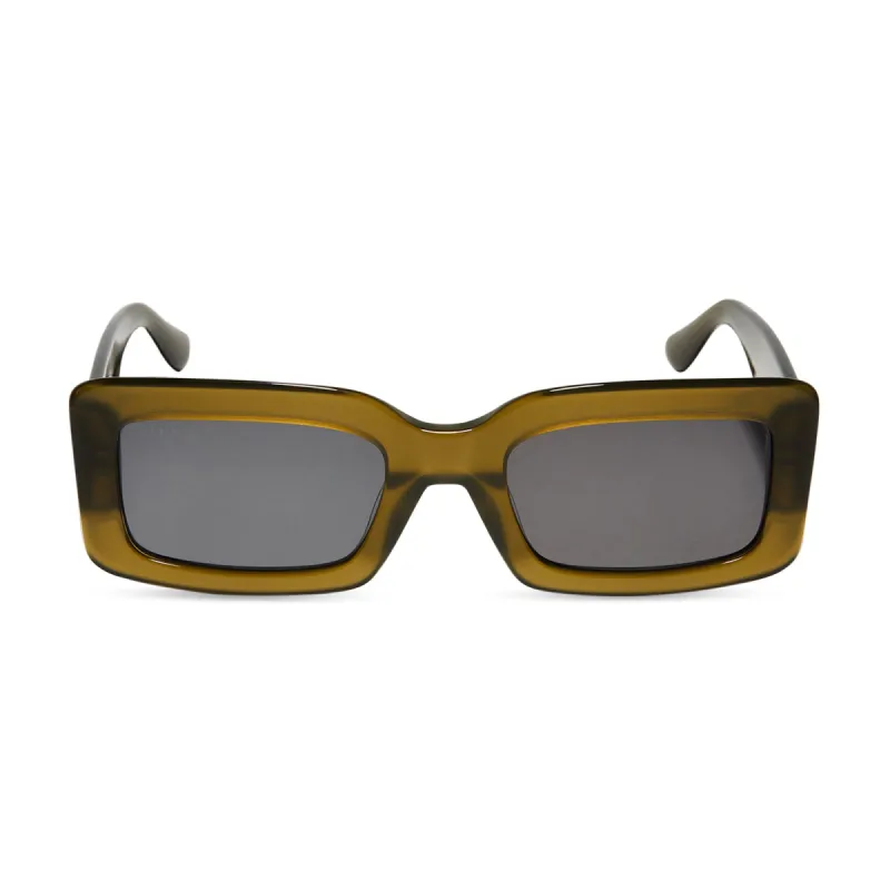 INDY - RICH OLIVE + GREY SUNGLASSES sold by Diff Eyewear