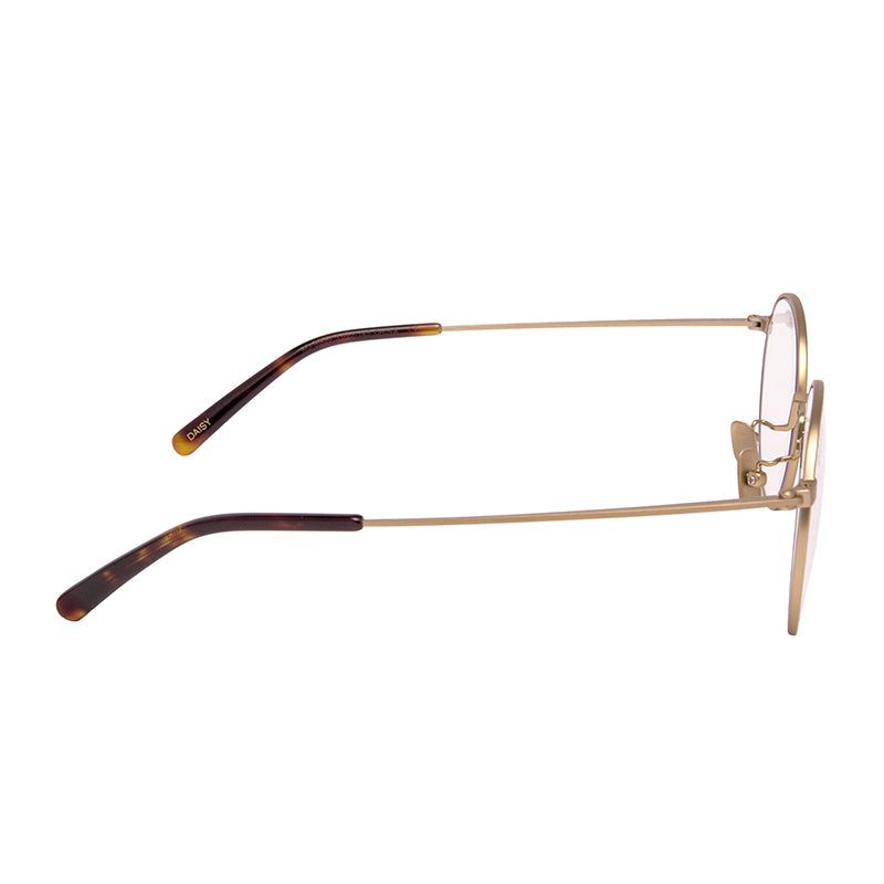 DAISY - ANTIQUE GOLD + CLEAR GLASSES sold by Diff Eyewear product image thumbnail 3