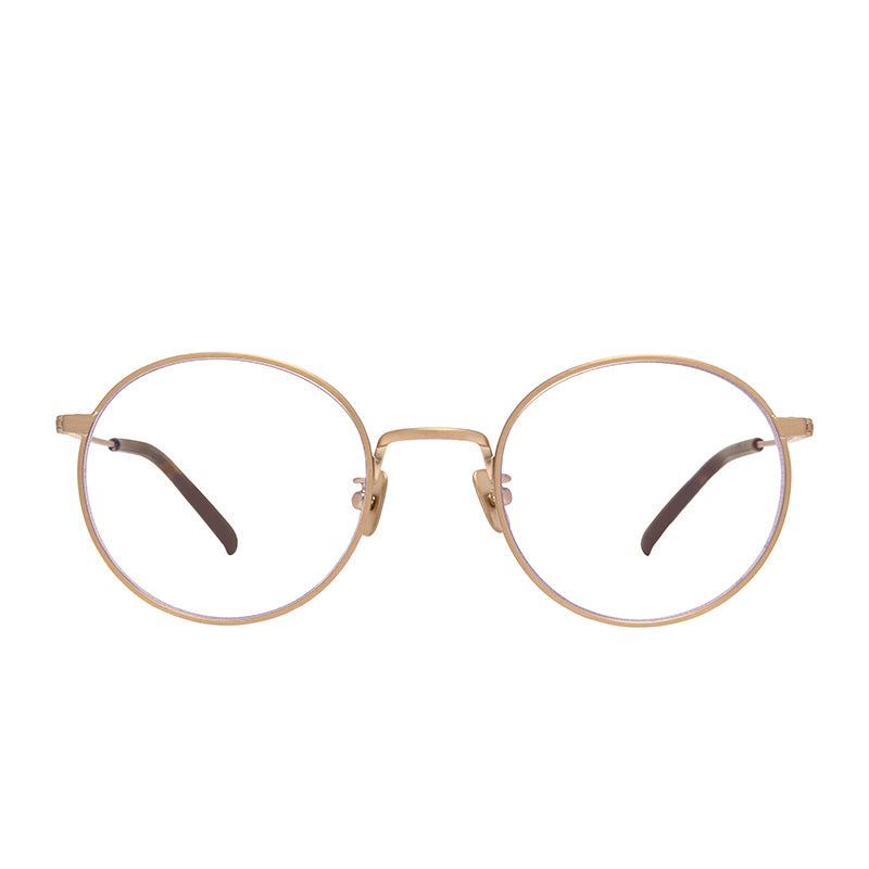 DAISY - ANTIQUE GOLD + CLEAR GLASSES sold by Diff Eyewear