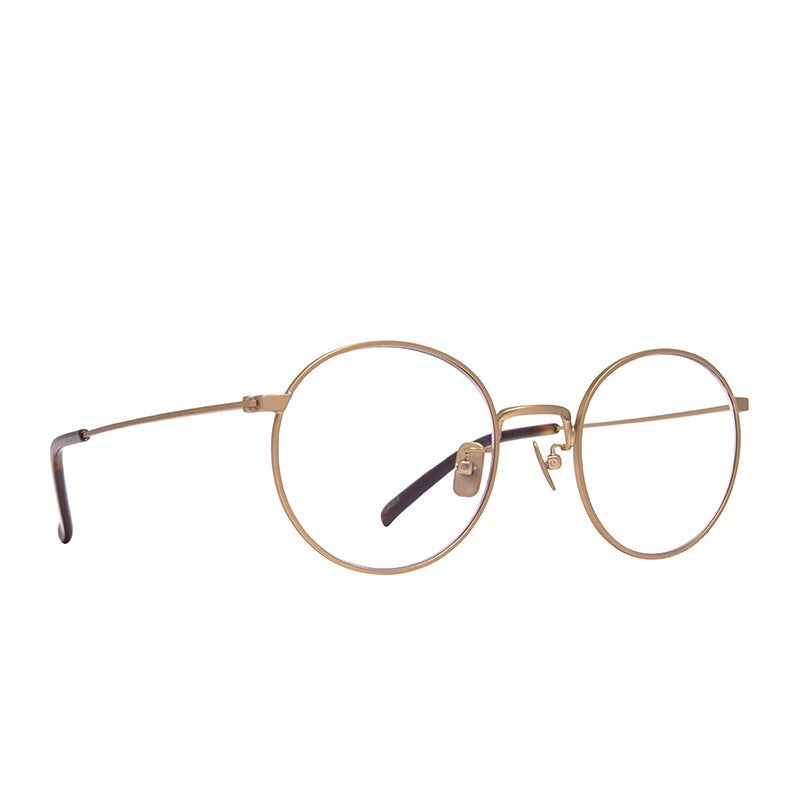 DAISY - ANTIQUE GOLD + CLEAR GLASSES sold by Diff Eyewear product image thumbnail 2