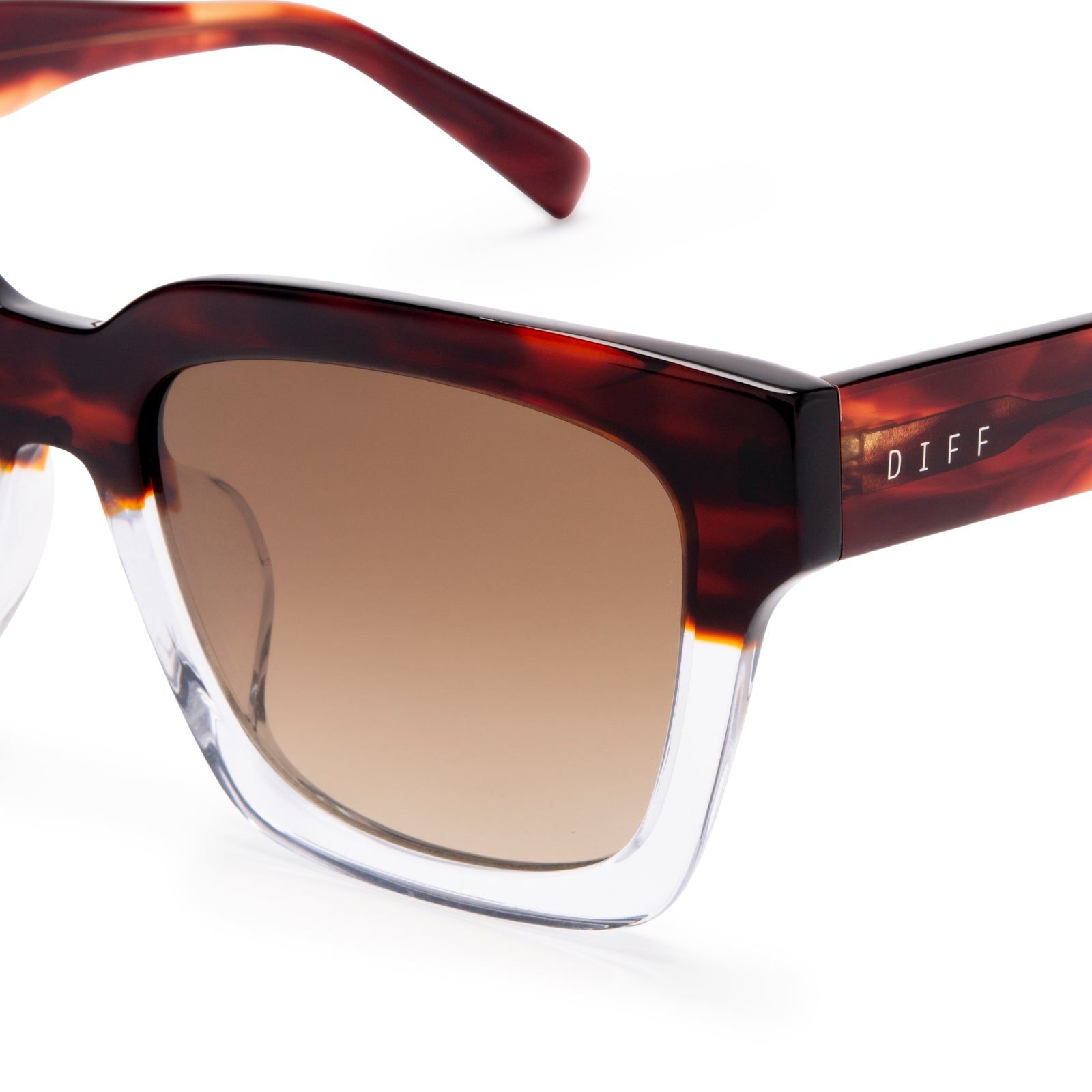 AUSTEN - DEUCE + BROWN GRADIENT SUNGLASSES sold by Diff Eyewear product image thumbnail 3