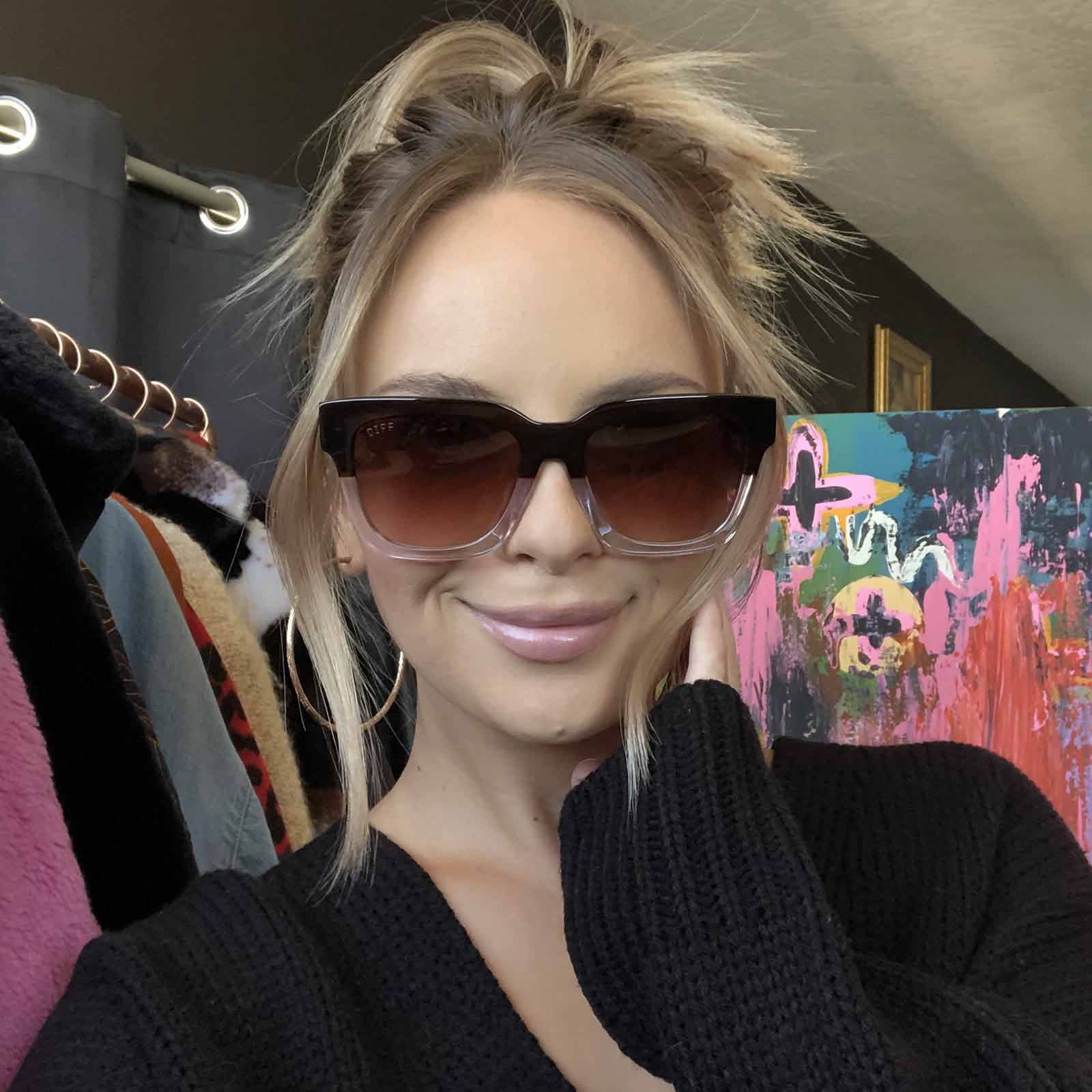 AUSTEN - DEUCE + BROWN GRADIENT SUNGLASSES sold by Diff Eyewear product image thumbnail 5